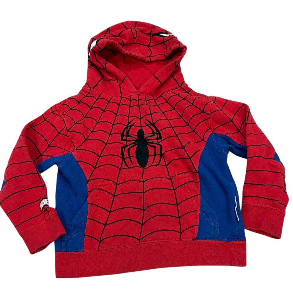 Marvel Kids Universal Studios Spider-Man Hoodie XXS Red & Blue